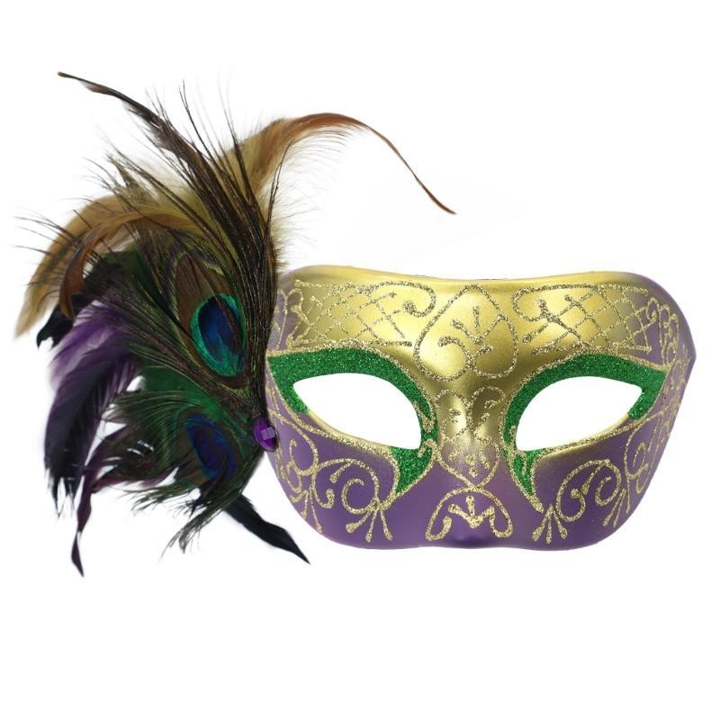 10 sets of carnival full-face mask painting kits, handheld rod-shaped bead chains, paired Sequineded spherical decorations,