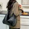 Women's Multifunctional Shoulder Bag Commuter Business Backpack Solid Color Crossbody Bag