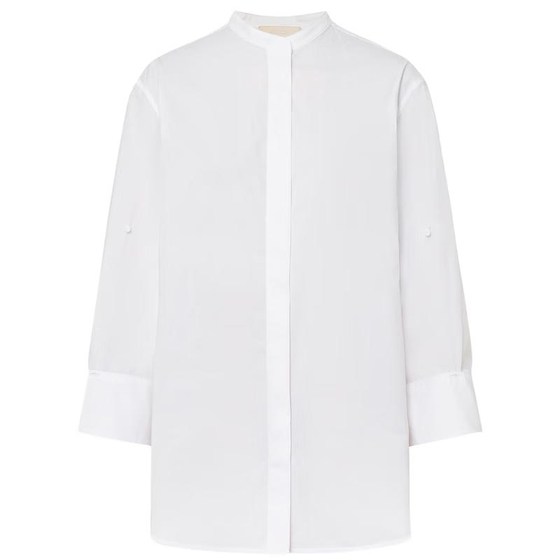 Edition French Stand Collar Pure Cotton Shirt XS