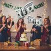 Double Sided Aluminum Foil Balloons Modern Money Designs for Birthday and Financial Party Decorations