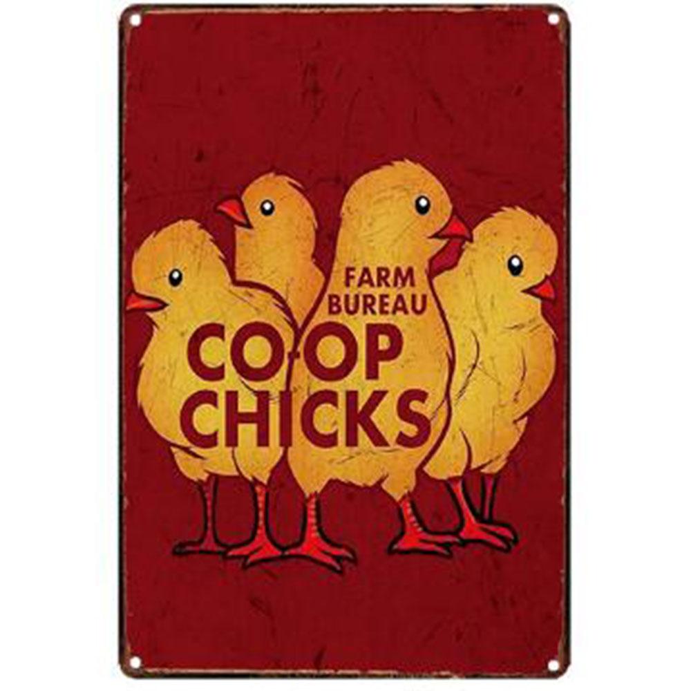 Farm Fresh Eggs Metal Tinplate Sign Poster Chicken Egg Shabby Chic Tin Signs Metal Plate 20x30cm
