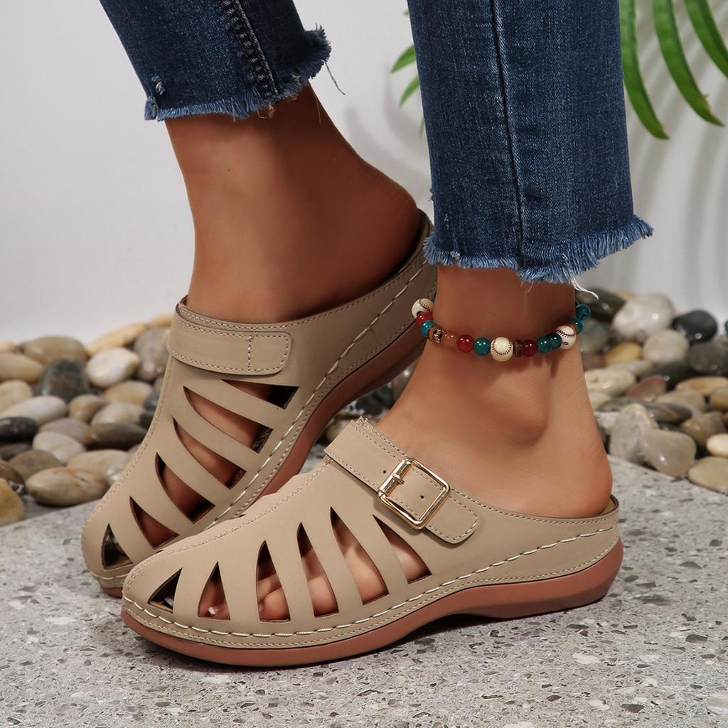 Platform Closed Toe Women'S Outdoor Shoes Fashionable And Casual Open Toe Fuzzy Feet Slippers For Women Womens Slippers Boots