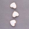 10Pcs 10/12Mm Cute White Heart Bottom Gold Buttons Diy Sewing Craft For Cardigan Shirts Hearts Buttons Dress Decor