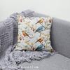 Royal Samt Stoff Polyester Zum Nähen - Motiv Vögel - Rdx2537