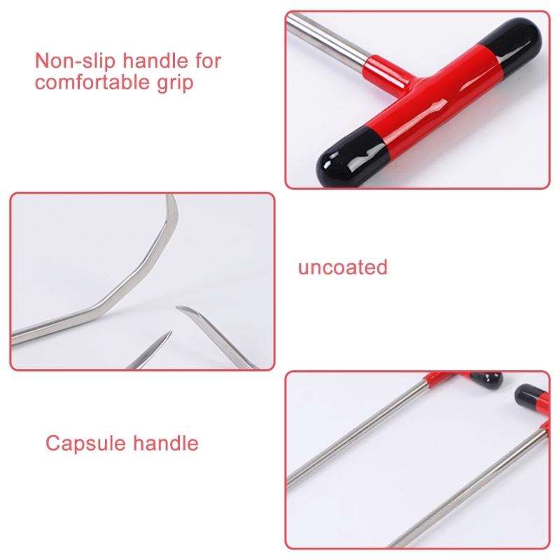 Professional Car Dent Repair Tool Removal Rod Set in Alloy Steel Suitable for Effortlessly Dent Removal Home Outdoor Use
