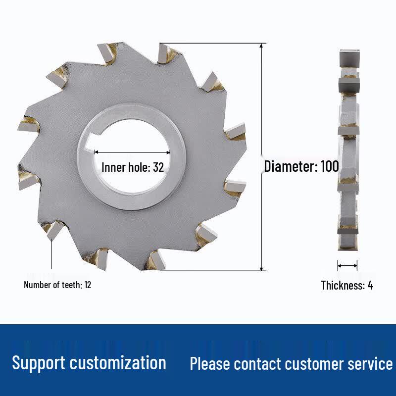 

Inserted Alloy Disc Milling Cutter