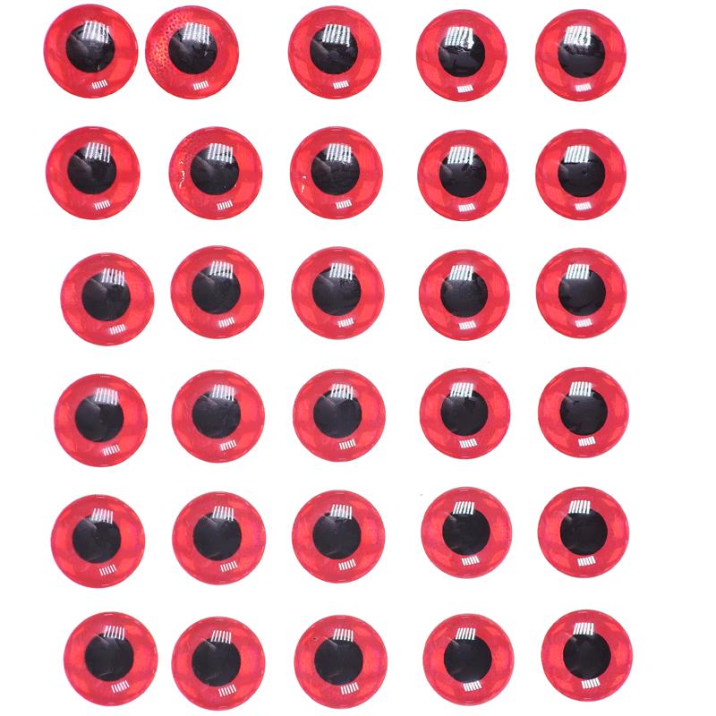 100pcs 3D Bionic Fish Eye Stickers for Lures and Fly Fishing