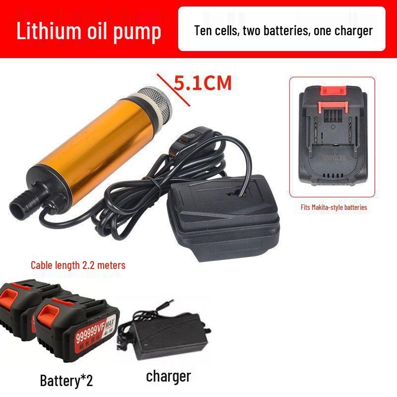 Portable 21V/24V Lithium Battery Oil & Water Suction Pump