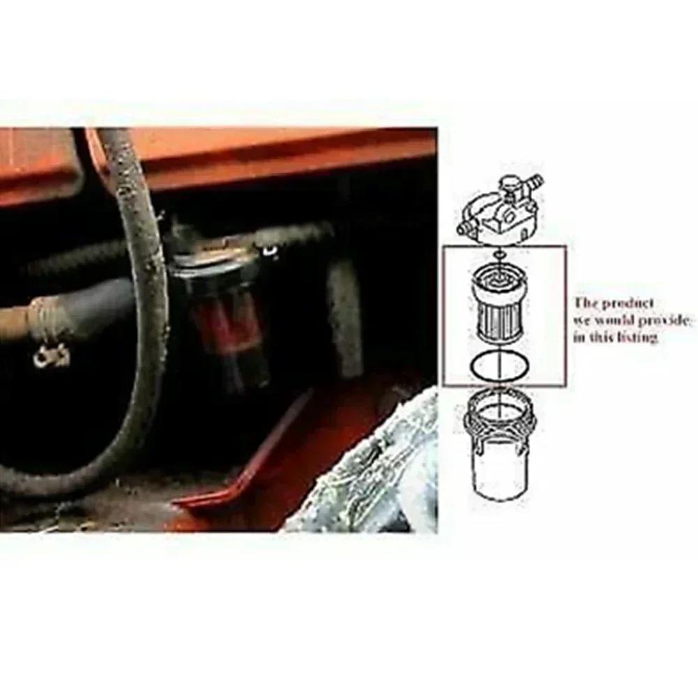 Langlebige Leistung 2 Stück Kraftstofffilter mit O-Ring für Kubota B-Serie, M-Serie, RTV-Serie Halten Sie Ihren Motor am Laufen