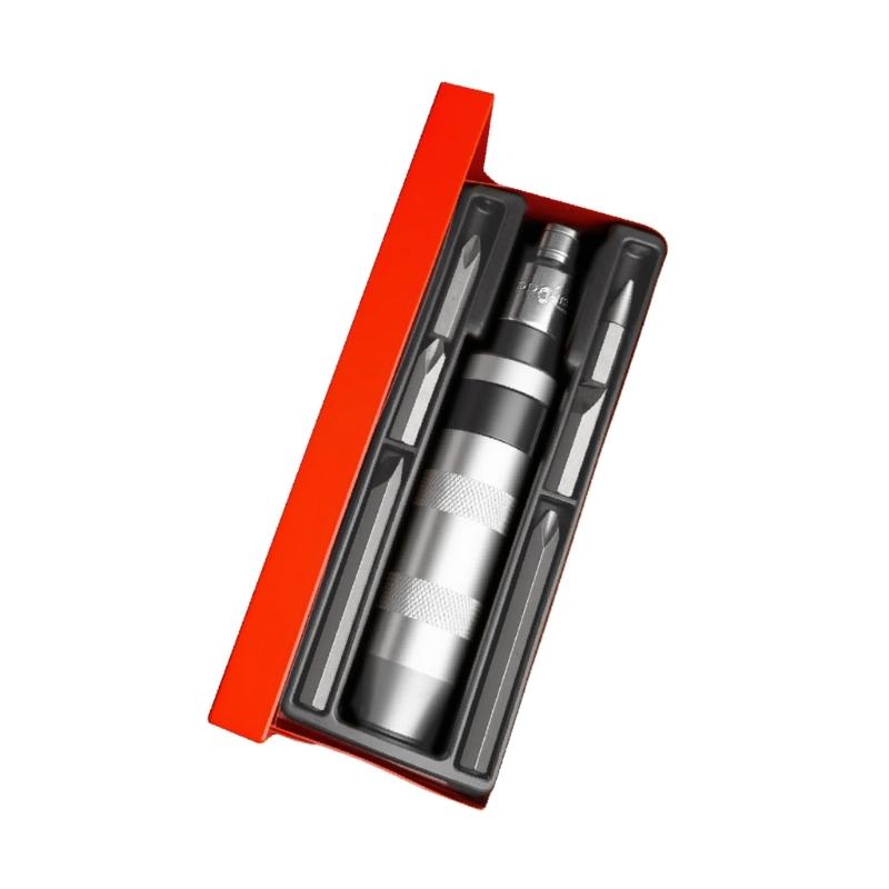 Professional Impact Screwdriver Bit Kit Rust Proof Strength Metal Bit Multiple Size NonSlip Handle Flat Screw Remover