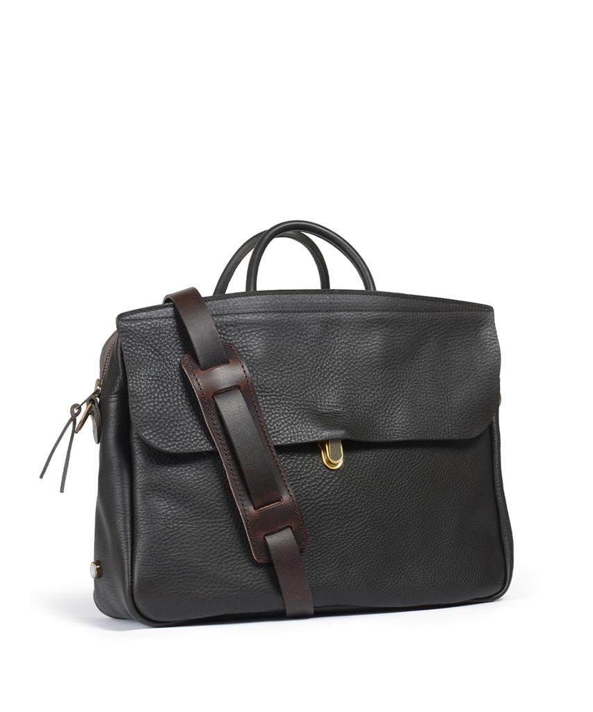 Bleudechauffe Zepfo Solo Briefcase - Dark Brown