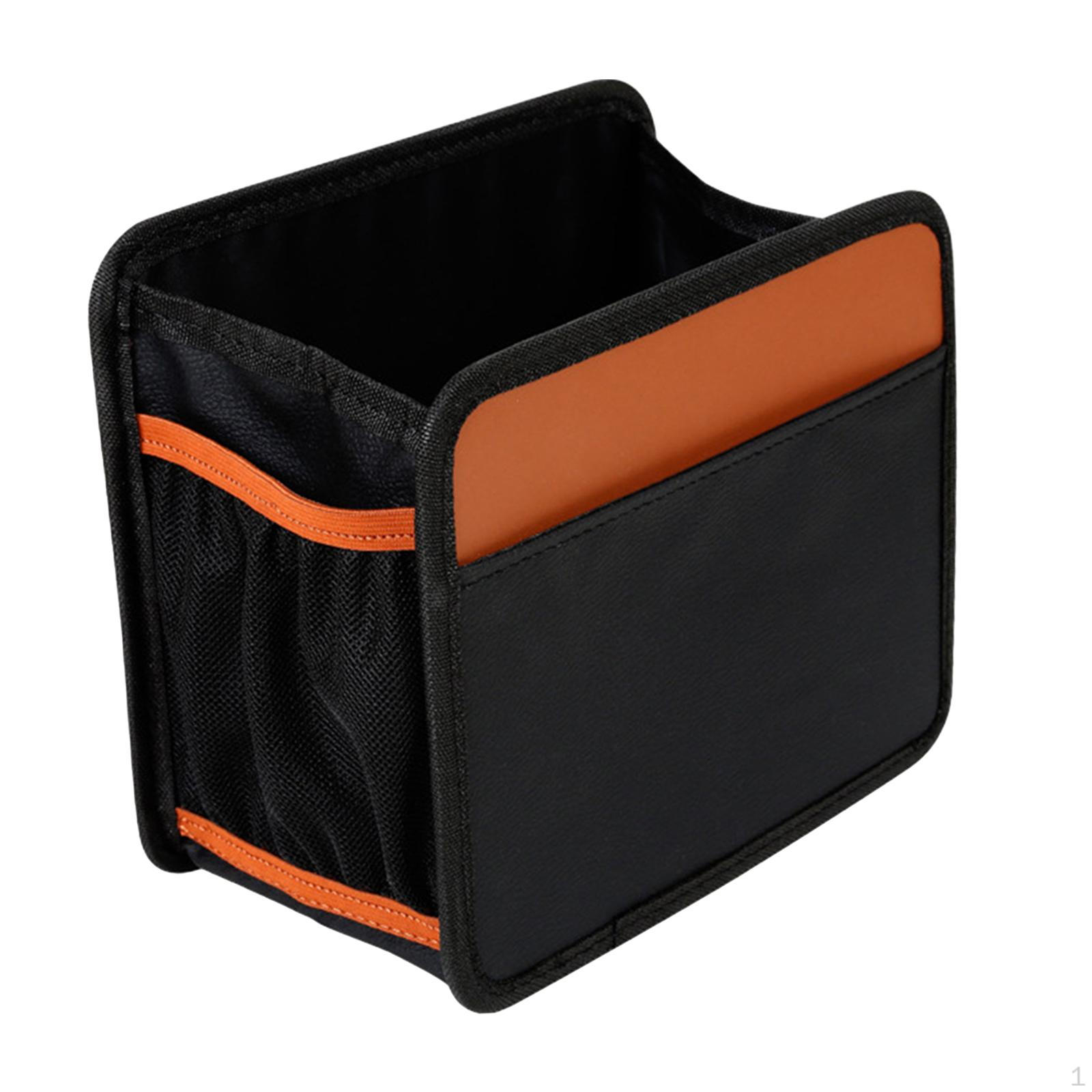 

Car Trash Can Accessories Portable Durable Leakproof Bin Organizer for Office Back