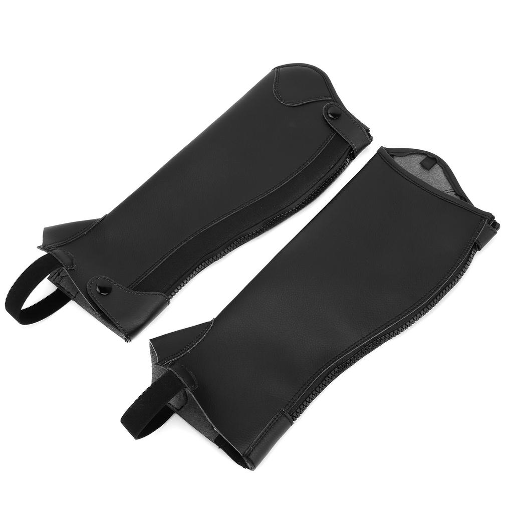 Horse Riding Half Chap Body Protector Equipment for Children Super Fiber Leather Different SizeCM