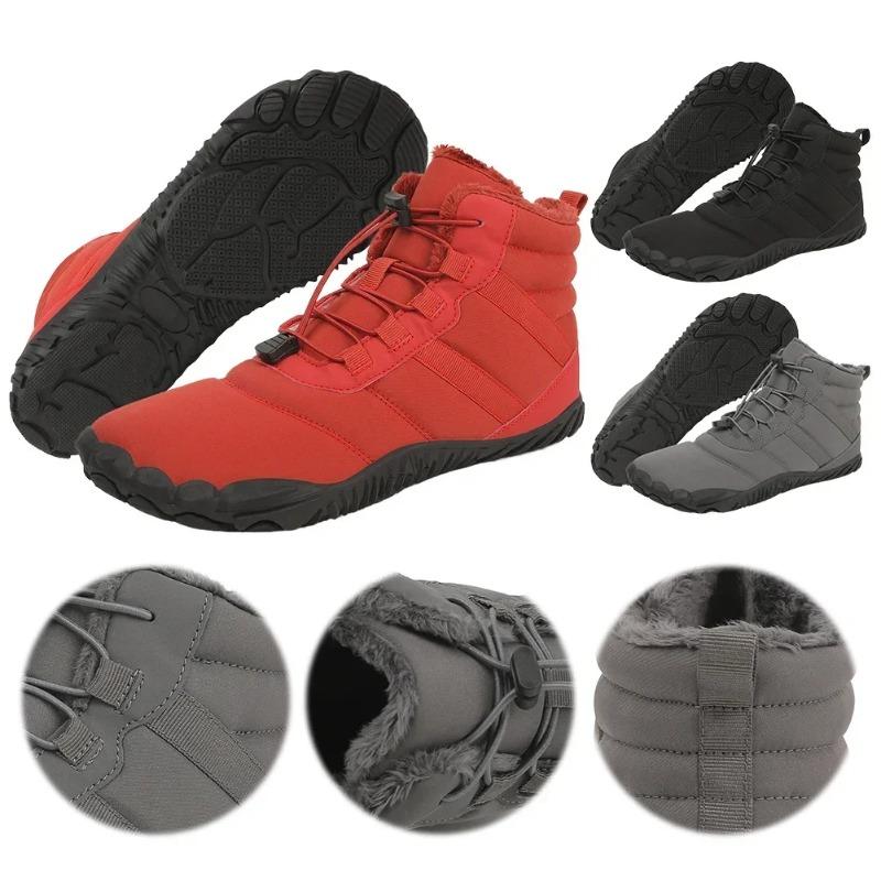 Unisex Winter Schneestiefel Herren Damen Rutschfest Trekkingschuhe Wasserdicht Wanderschuhe Freizeitschuhe zum Reisen Klettern Wandern