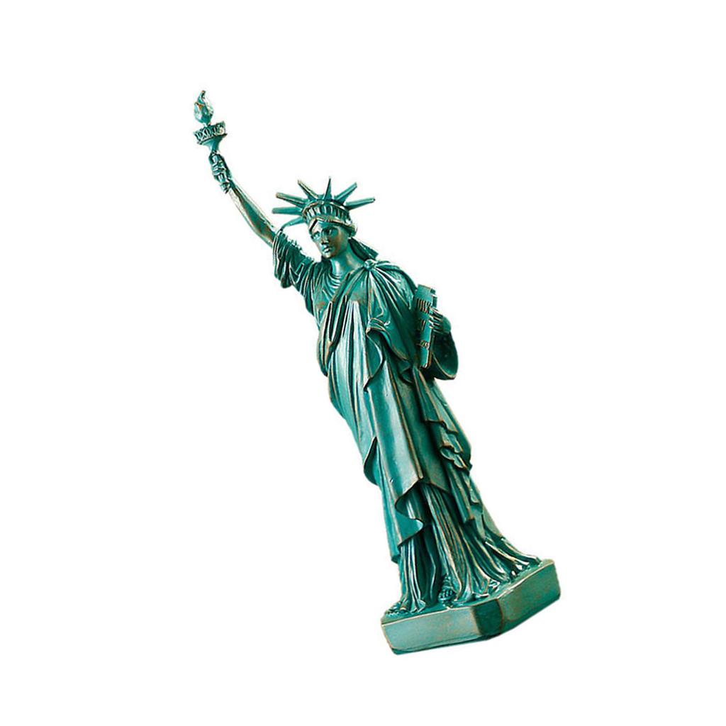 Creative Liberty Statue Resin Model 12 Inch Copper Finish for Art Lovers and Collectors