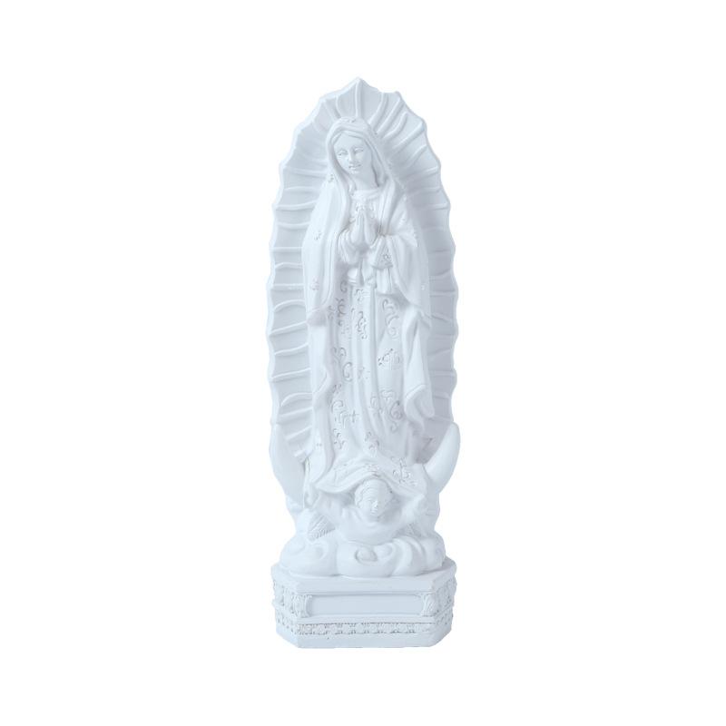 Kościół Dostaw meksyk Matka Boża z Guadalupe Maryja Dziewica Figurka Religijna Dekoracje Religijne Rzemiosło Żywicy Chrześcijańskie Prezenty