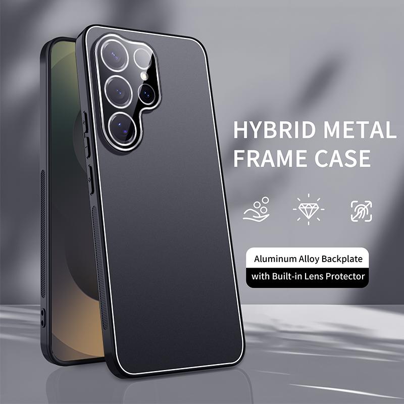 Luxury Metal Aluminum Alloy Ultrathin Protective Phone Case For Samsung Galaxy S25 Ultra S25 Plus Plating Shockproof Back Cover