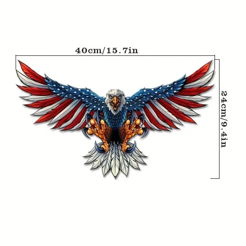 American Eagle Metal Wall Art - Indoor Hanging Ornament Figurine Craft