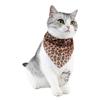 Multipurpose Leopard Print Saliva Towel Adjustable Cat Saliva Towel Pet Triangle Scarf  Party