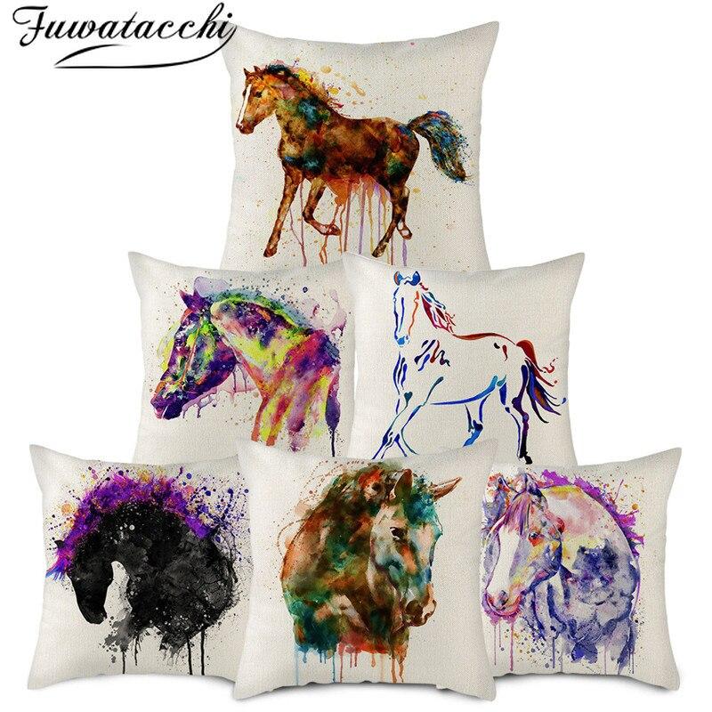 painted pillow covers