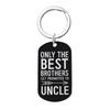 Family Love: Promoted to Uncle Stainless Steel Keychain