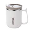 500ML 304 Stainless Steel Mug with Lid and Spoon Tea Strainer  Water Cup High Aesthetic Coffee Cup, Breakfast Cup Water Bottles