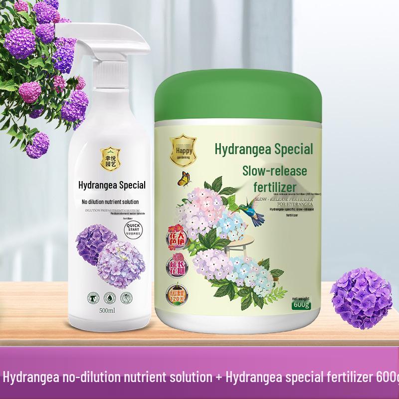 Koncentrovaný hnojivový sprej na hortenzie pro hrnkové rostliny