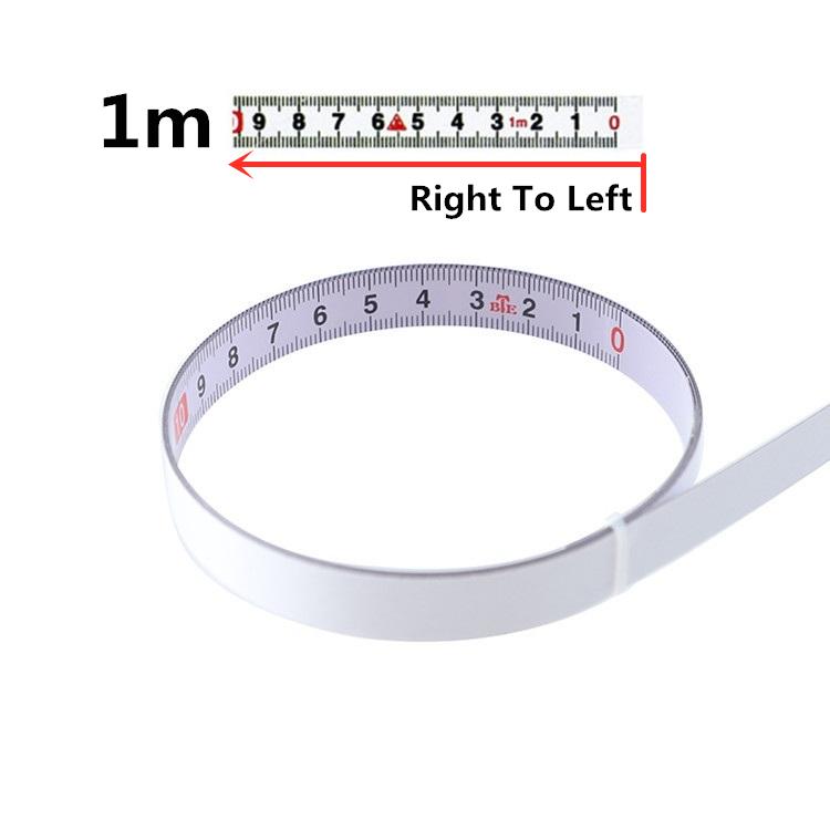 Self Adhesive Metric Measure Tape Vinyl Silver Ruler For Sewing Machine Sticker