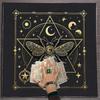 Butterfly Star Pattern Tarots Card Tablecloth Altars Cloth Altars Cloth Divinations Card Table Cloth Tapestry Easy Use