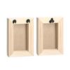 10 Pcs Plate Hangers Flush Mount Bracket Furniture Hooks Coat Picture Frame Shelf Iron Stands Invisible Wall Hanging Plate