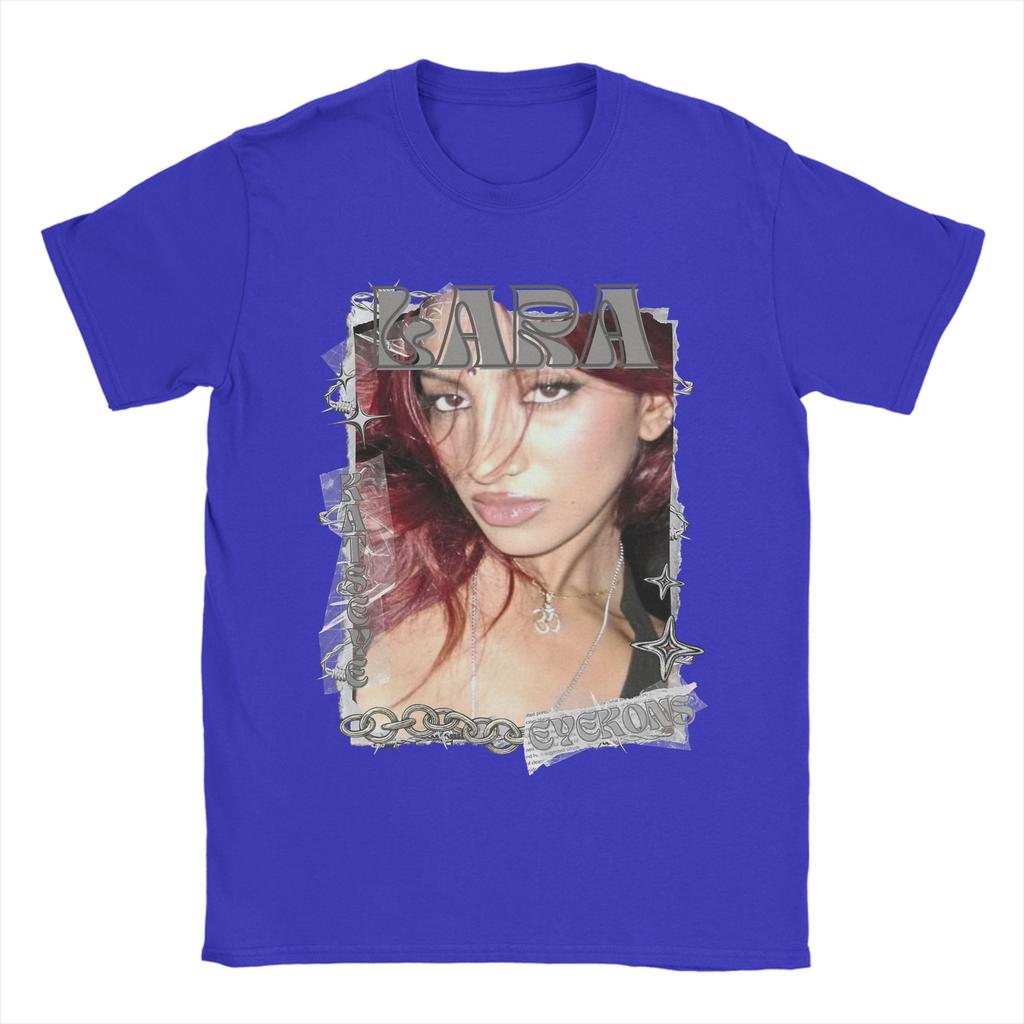 KATSEYE Lara Kpop Y2K Group TShirt for Unisex Funny Pure Cotton Tee Shirt Crew Neck Short Sleeve T Shirts Graphic Printed Clothes