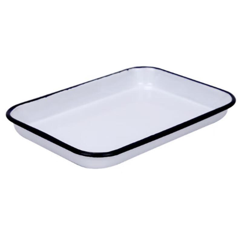 Thickened Enamel Lab Tray 25x30x3cm