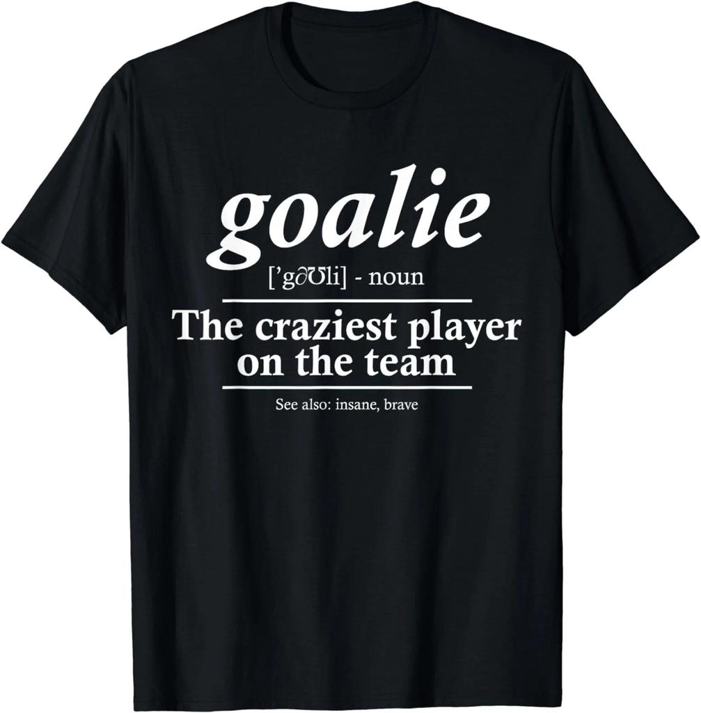 Goalie Gear Goalkeeper Definition Funny Soccer Hockey Gift Unisex T-Shirt