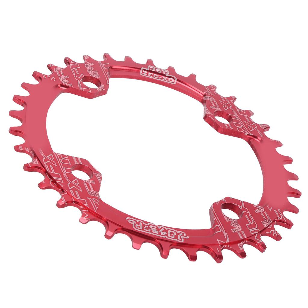 FMFXTR 104BCD Crankset Chainring Aluminum Alloy Positive and Negative 36T MTB Bicycle ChainringRed