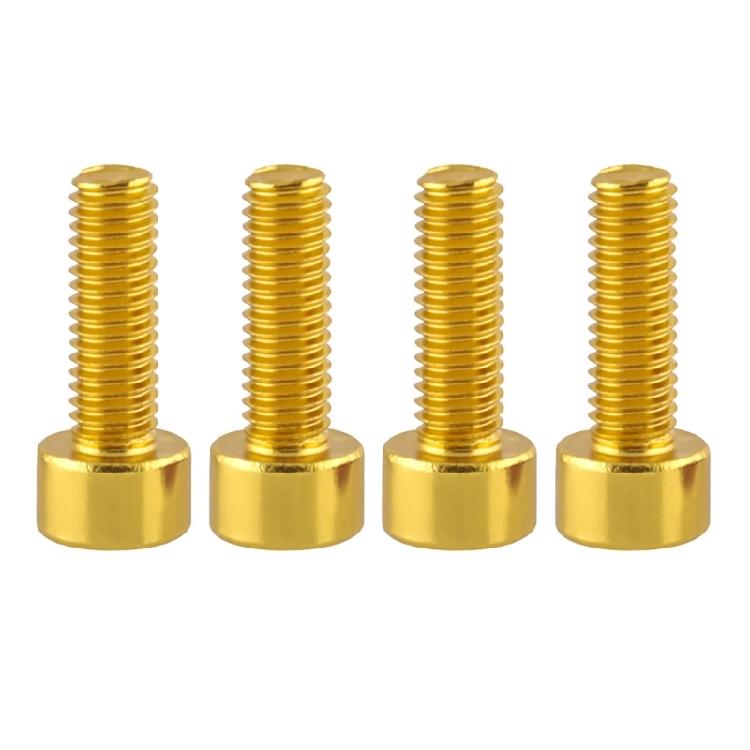 4pcs Heavy Type Bicycles Bottles Holder Bolt High Strength Bike Bottles Holder Bolt for Mountain Bike Enhancement