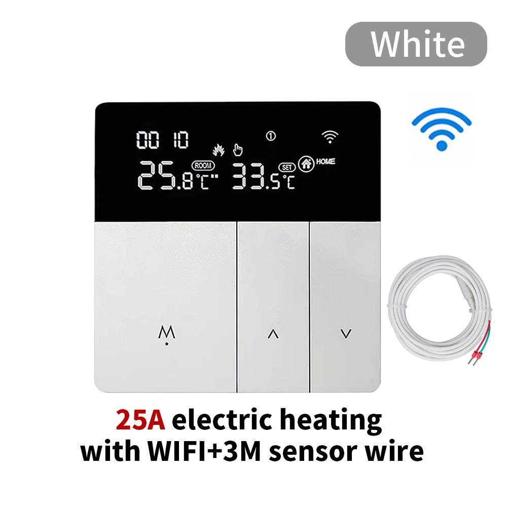Zigbee Temperature Sensor Digital Temperature Controller Control Wifi Connected Thermostat Underfloor Heating Home Accessories