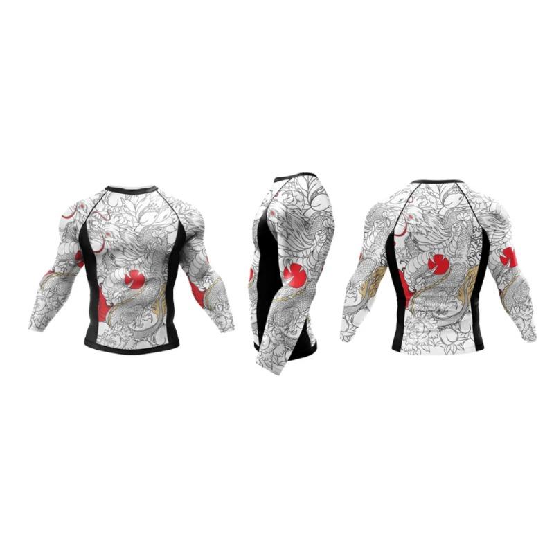 Men Cody Lundin MMA T-shirt 3D Printed Bjj Boxing Sport Tops Long Sleeve Rash Guard Jiu Jitsu Shirts Kickboxing Fitness Jerseys