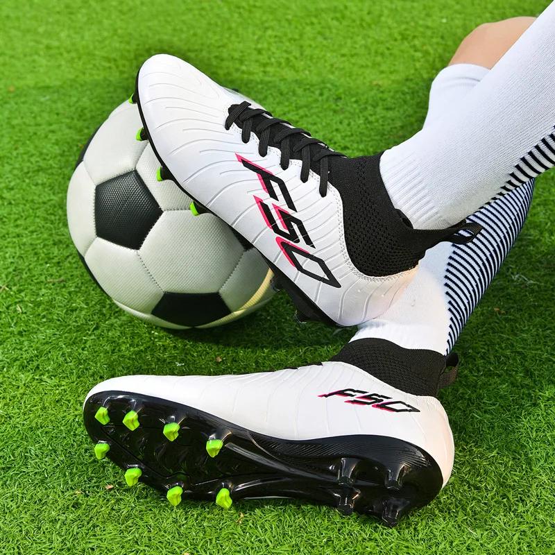 Ghete de Fotbal pentru Bărbați Calitate Superioară Ghete de Fotbal Profesionale Antrenament Durabile Respirabile Exterior Iarbă Anti-Alunecare Încălțăminte Nouă