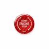 Start Button Ignition Switch Cover Trim Red Carbon Fiber For Cadillac CT5 19-20
