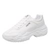 2025 Mans Spring Autumn Breathable White Sneakers Fashionable Versatile Lace-up Athleisure Shoes Comfortable for Walking/Gym