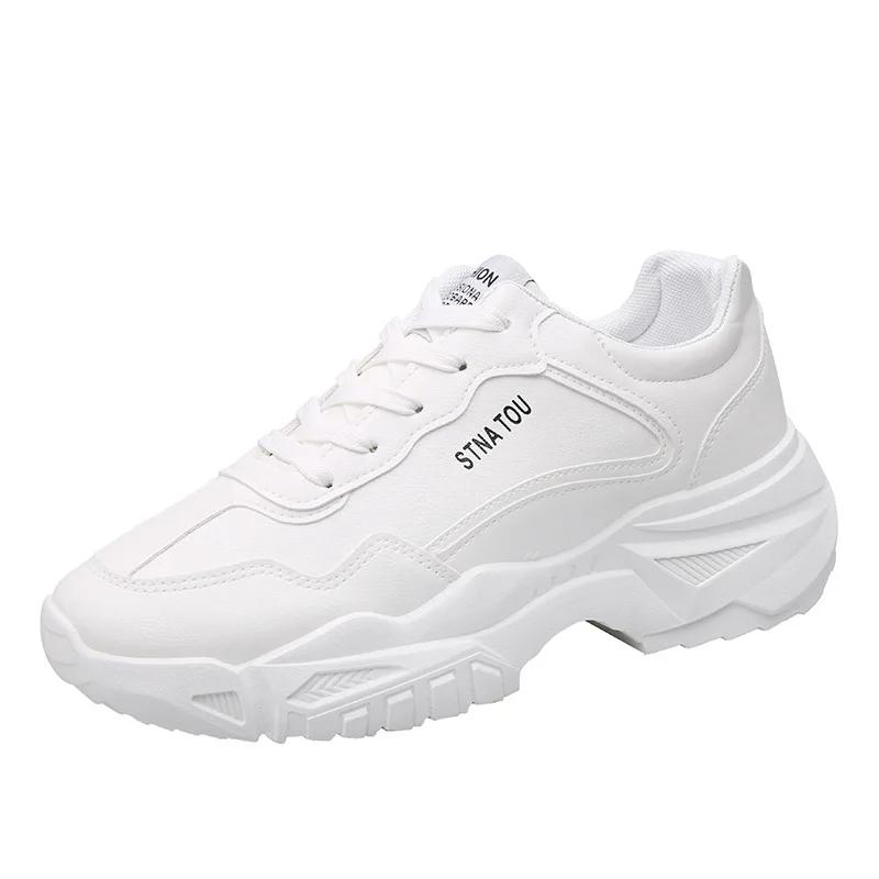 2025 Mans Spring Autumn Breathable White Sneakers Fashionable Versatile Lace-up Athleisure Shoes Comfortable for Walking/Gym