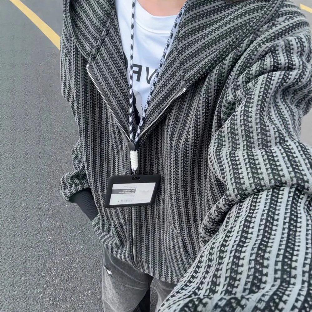 

Ретро кардиган толстовка мужская осенне-зимняя шениль твидовое пальто парная худи XXXL