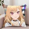 Bilibili Anime M-Marin Kitagawa Pillow Case Decor Protective Covers Comfortable Soft For Sofa Living Room Home Office