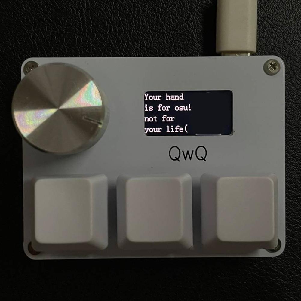 SayoDevice OSU O3C Rapid Trigger Hall Switches Keyboard 3 Key With Knob Wooting Magnetic Red Switches Keyboard With Screen 2025