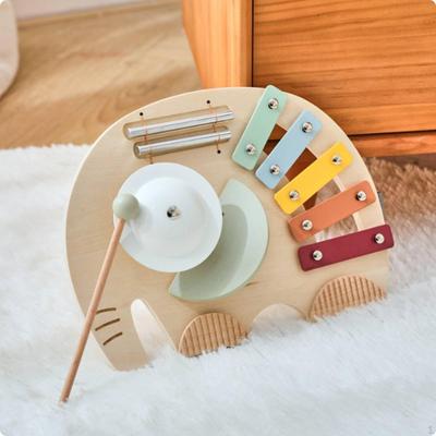 Elephant Xylophone Educational Animal Percussion Toy Auditory Development Young Child Music Set