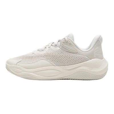 Curry Splash 24 Lässige Vielseitige Bequeme Strapazierfähige Atmungsaktive Low-Top Basketballschuhe Unisex Sneaker Weiß 3028193-110