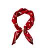 Cashew flower silk scarf new lazy collarbone chain neck protector scarf scarf pearl necklace magnetic buckle silk scarf