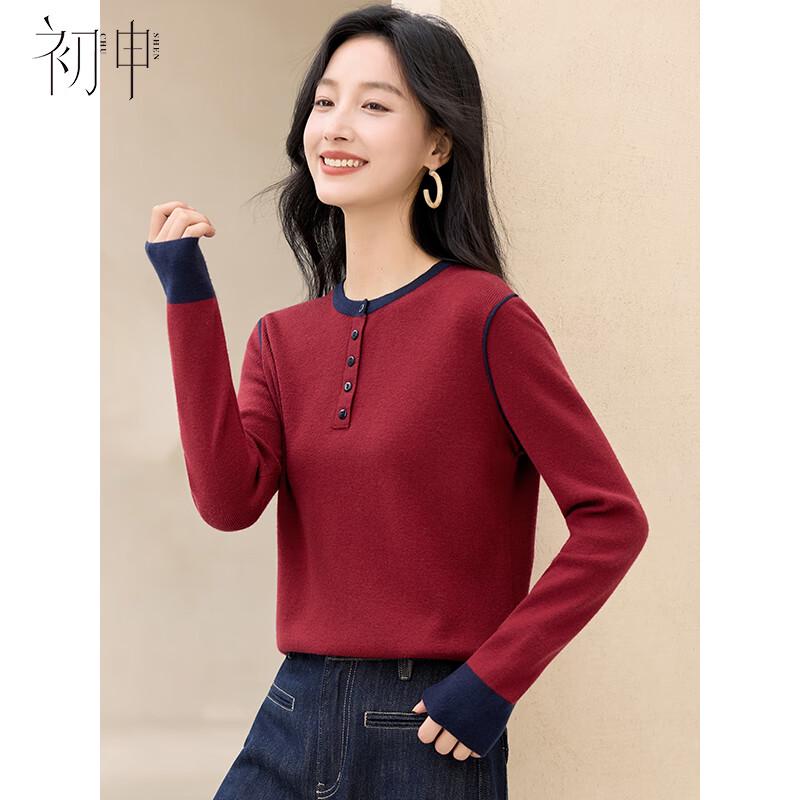 Dámský pletený svetr s kulatým výstřihem Chushen