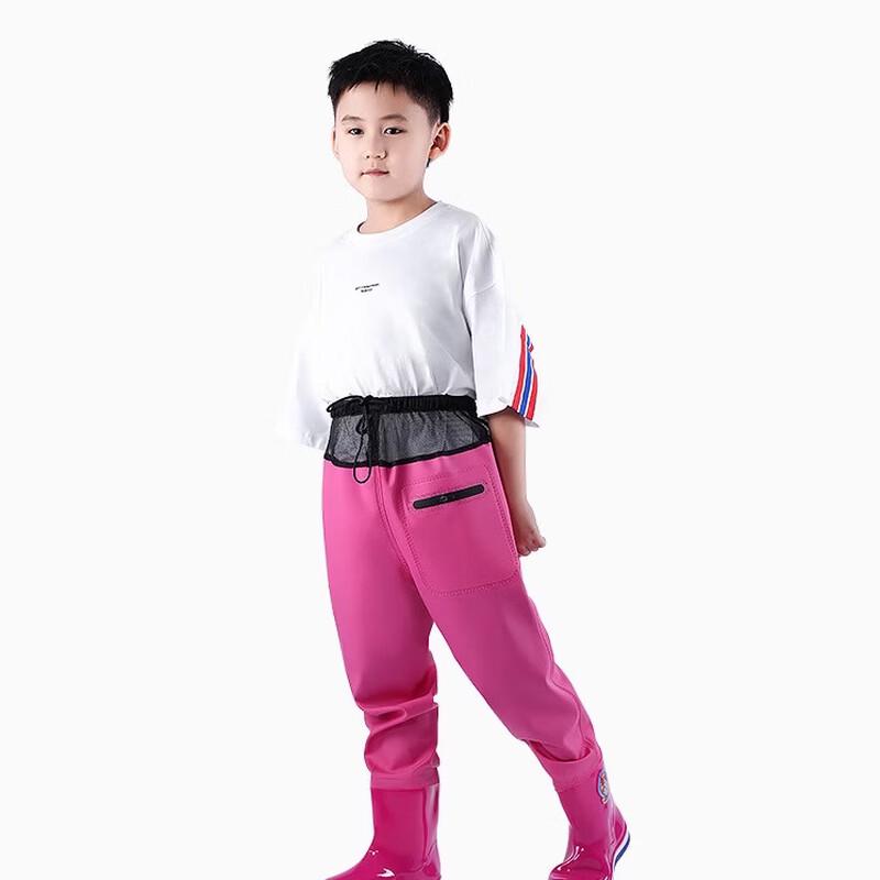Yudoduo Kids' Waterproof Fishing Waders with Boots