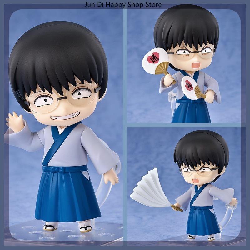 10cm Gintama Shimura Shinpachi Multiple Accessories Anime Figure Model Gk Statue Collection Desktop Decoration Ornament Toy Gift